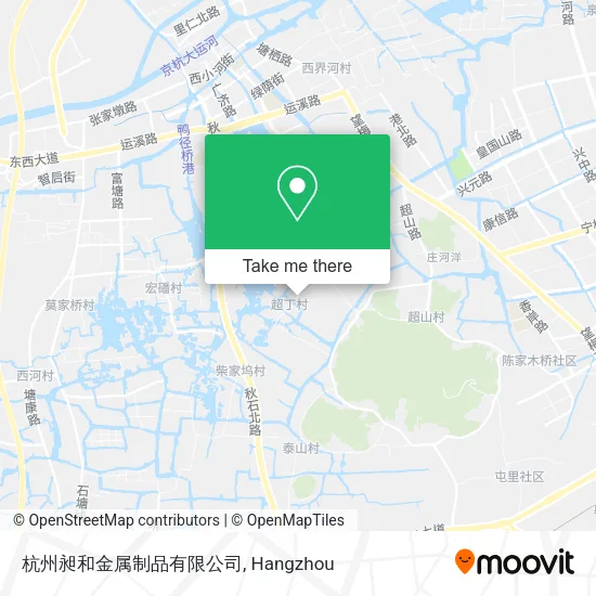 杭州昶和金属制品有限公司 map