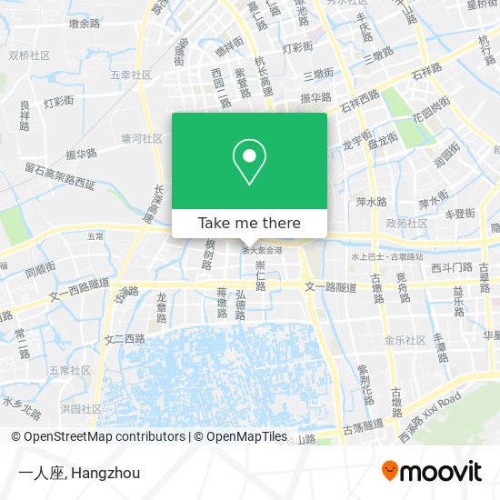 一人座 map