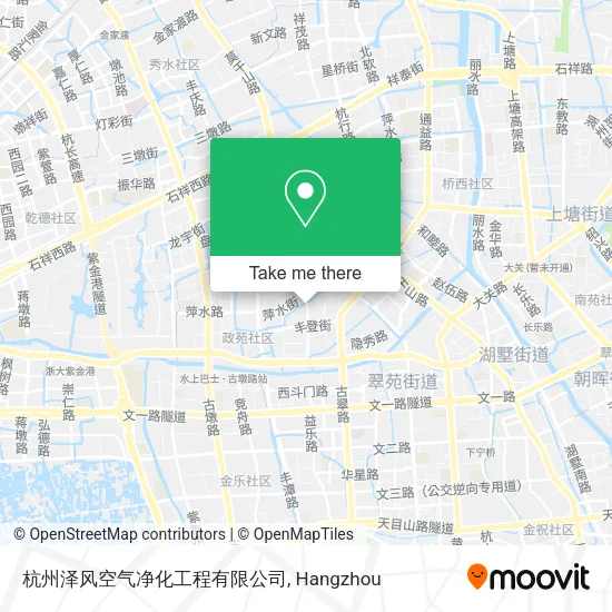 杭州泽风空气净化工程有限公司 map
