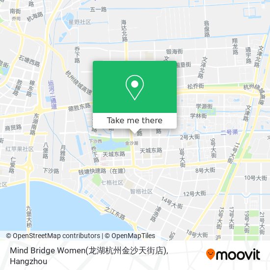 Mind Bridge Women(龙湖杭州金沙天街店) map
