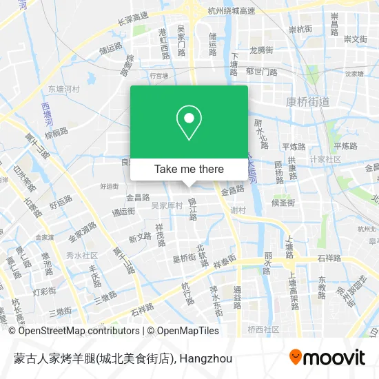 蒙古人家烤羊腿(城北美食街店) map