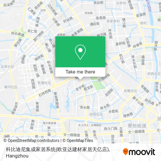 科比迪尼集成家居系统(欧亚达建材家居天亿店) map