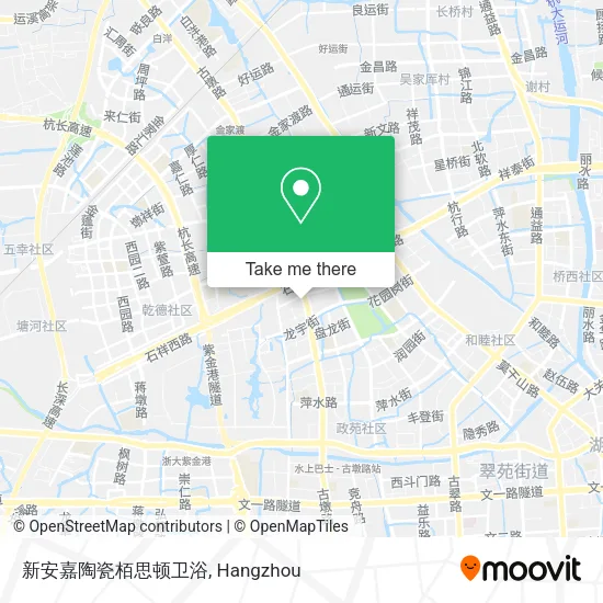 新安嘉陶瓷栢思顿卫浴 map