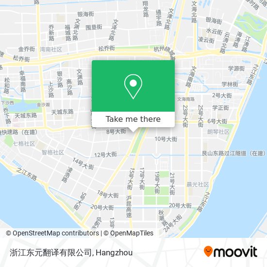 浙江东元翻译有限公司 map