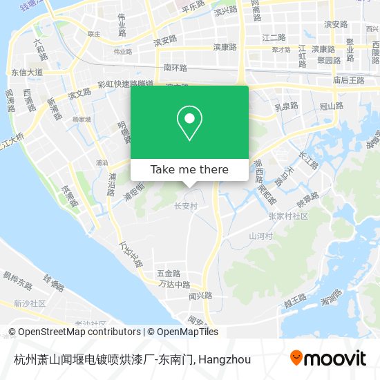 杭州萧山闻堰电镀喷烘漆厂-东南门 map