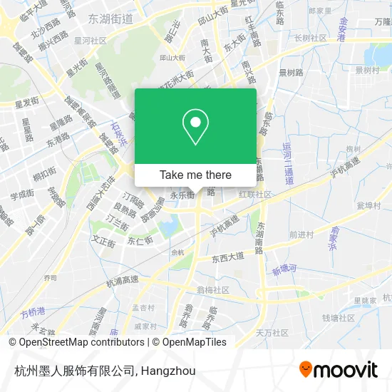 杭州墨人服饰有限公司 map