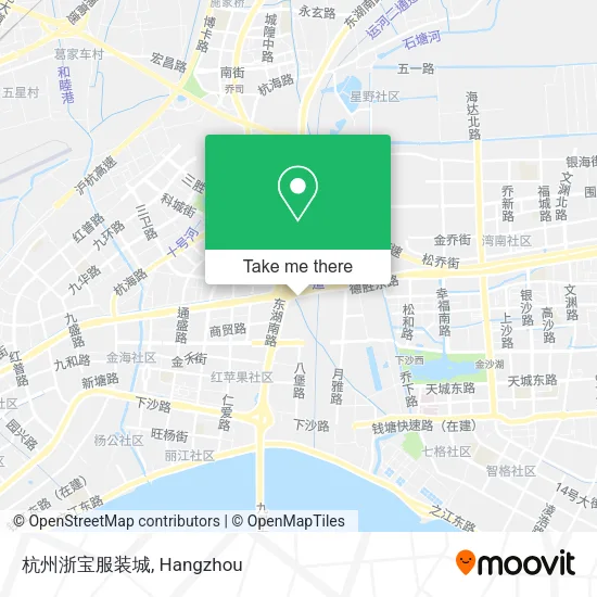 杭州浙宝服装城 map