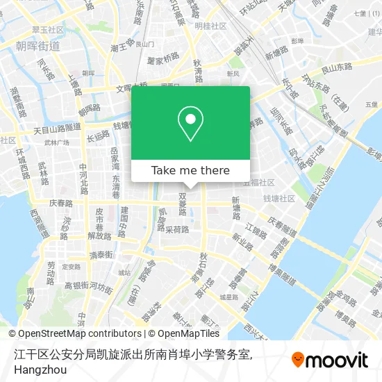 江干区公安分局凯旋派出所南肖埠小学警务室 map