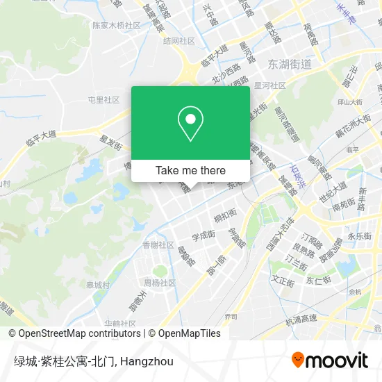 绿城·紫桂公寓-北门 map