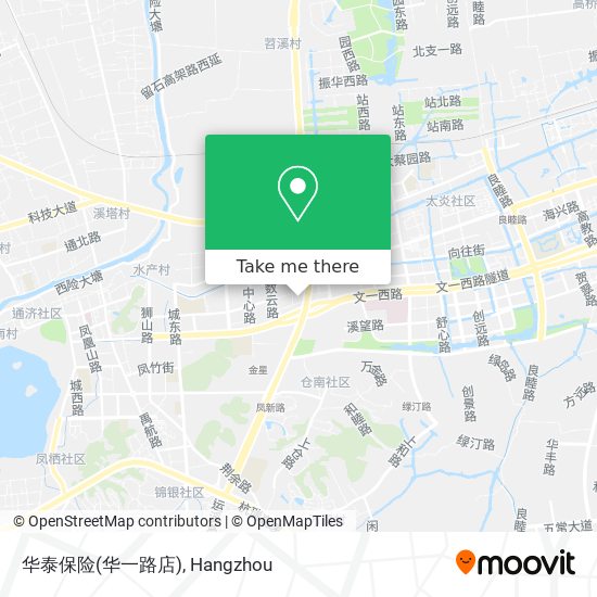 华泰保险(华一路店) map