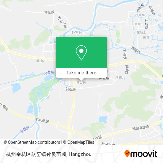 杭州余杭区瓶窑镇孙良苗圃 map