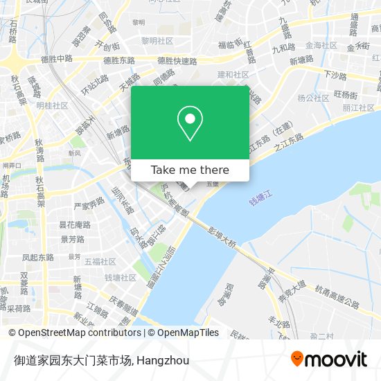 御道家园东大门菜市场 map