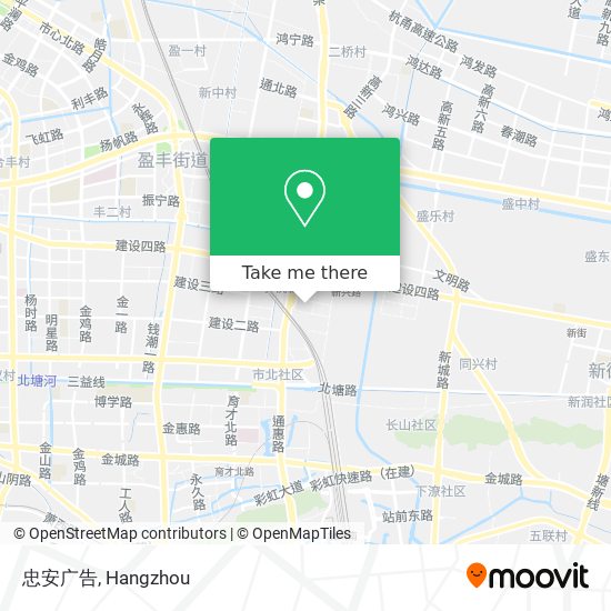 忠安广告 map
