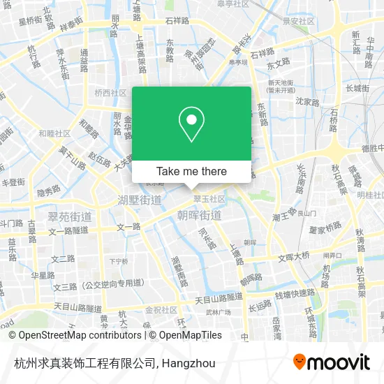 杭州求真装饰工程有限公司 map