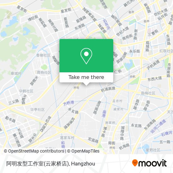 阿明发型工作室(云家桥店) map