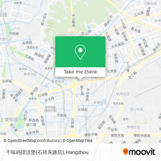 千味鸡排汉堡(石祥东路店) map