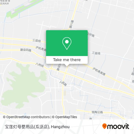 宝莲灯母婴用品(瓜沥店) map
