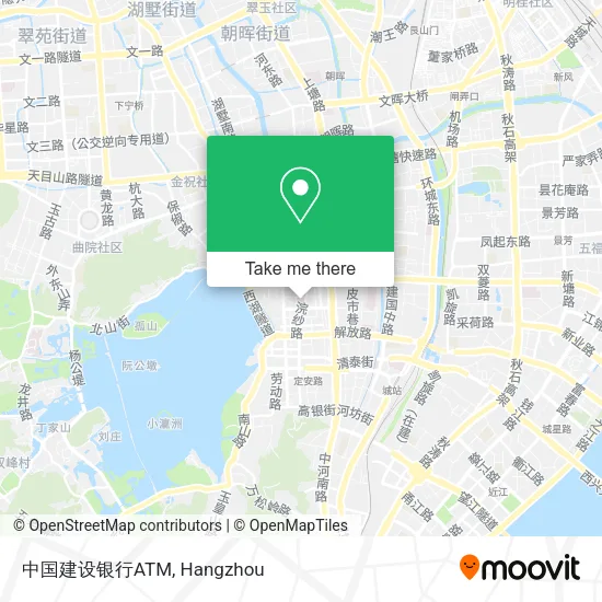 中国建设银行ATM map