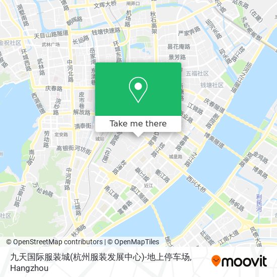 九天国际服装城(杭州服装发展中心)-地上停车场 map
