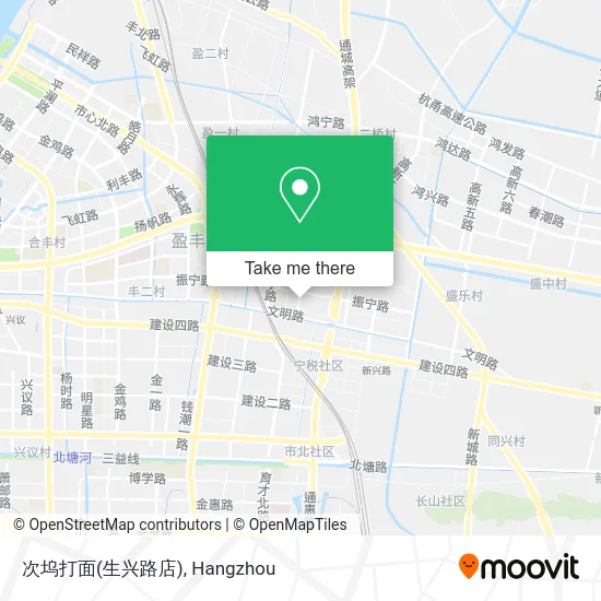 次坞打面(生兴路店) map