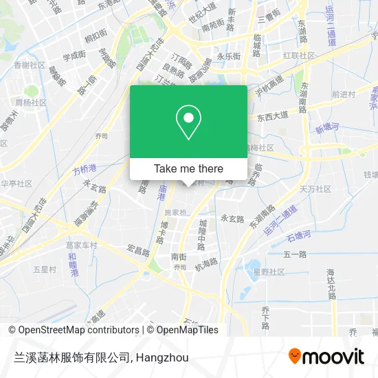 兰溪菡林服饰有限公司 map