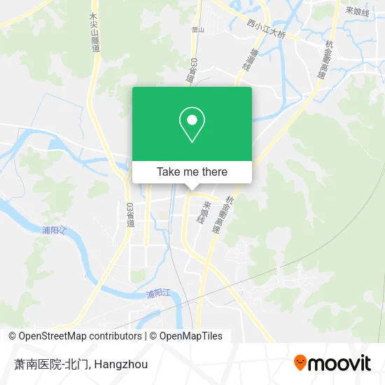 萧南医院-北门 map