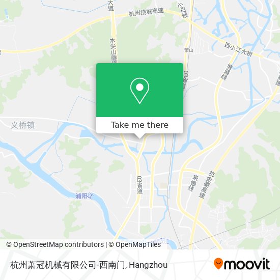 杭州萧冠机械有限公司-西南门 map