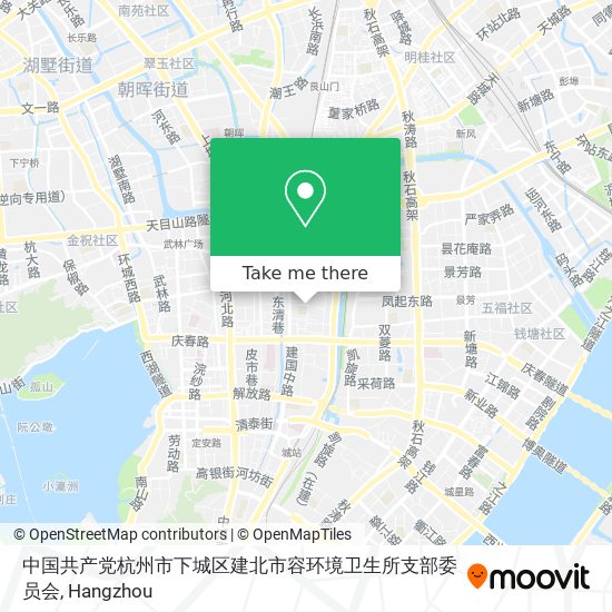 中国共产党杭州市下城区建北市容环境卫生所支部委员会 map