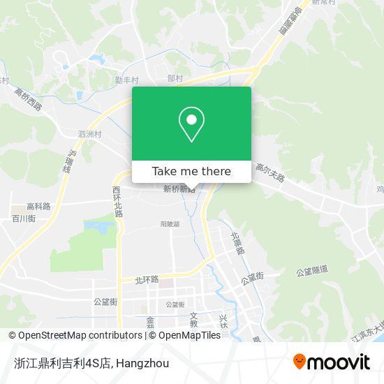 浙江鼎利吉利4S店 map