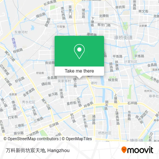 万科新街坊宸天地 map