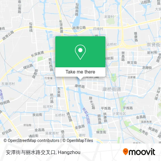安潭街与丽水路交叉口 map
