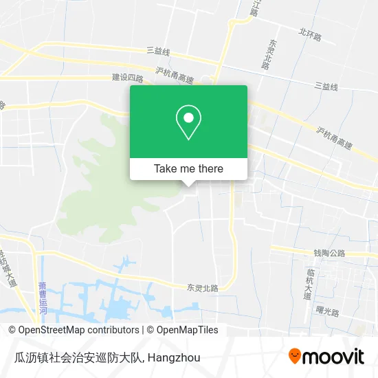 瓜沥镇社会治安巡防大队 map