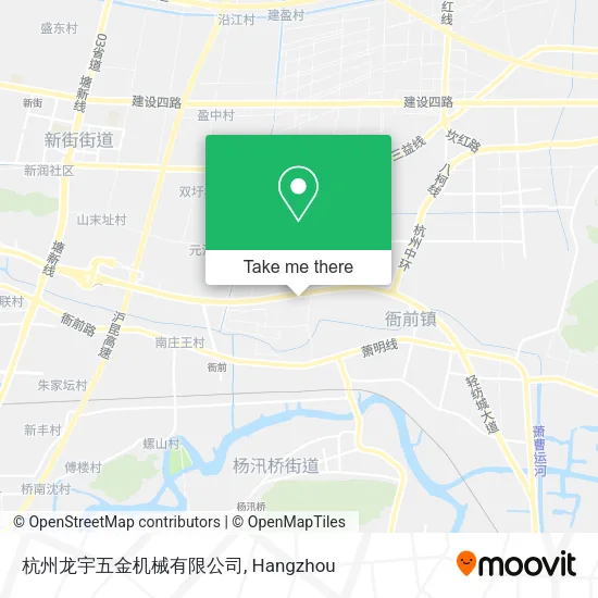 杭州龙宇五金机械有限公司 map