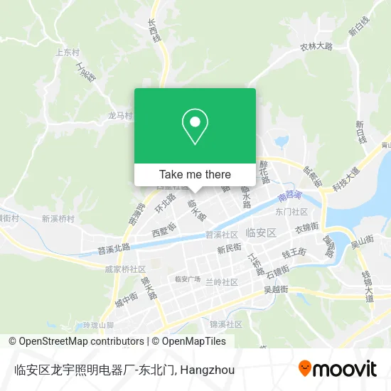临安区龙宇照明电器厂-东北门 map