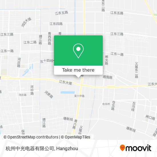 杭州中光电器有限公司 map