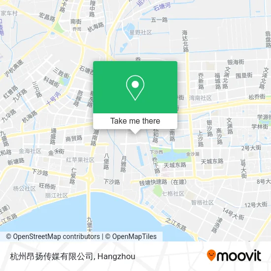 杭州昂扬传媒有限公司 map