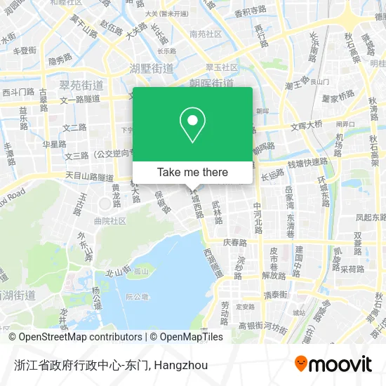 浙江省政府行政中心-东门 map