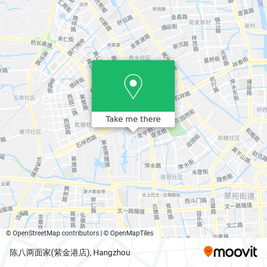 陈八两面家(紫金港店) map