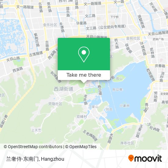 兰奢侍-东南门 map