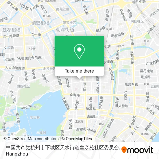 中国共产党杭州市下城区天水街道皇亲苑社区委员会 map