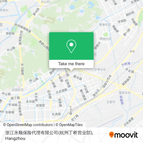 浙江永顺保险代理有限公司(杭州丁桥营业部) map