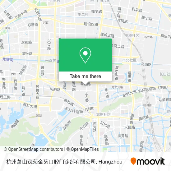 杭州萧山茂菊金菊口腔门诊部有限公司 map