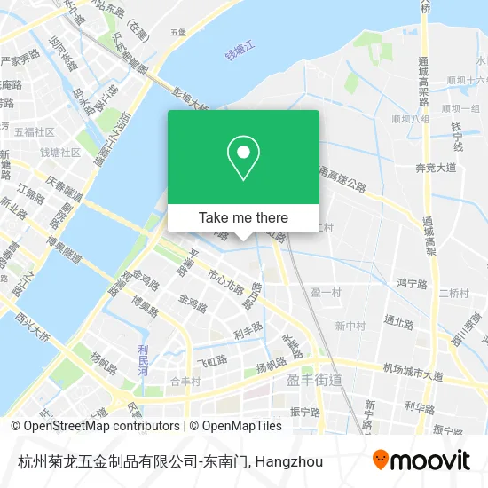 杭州菊龙五金制品有限公司-东南门 map