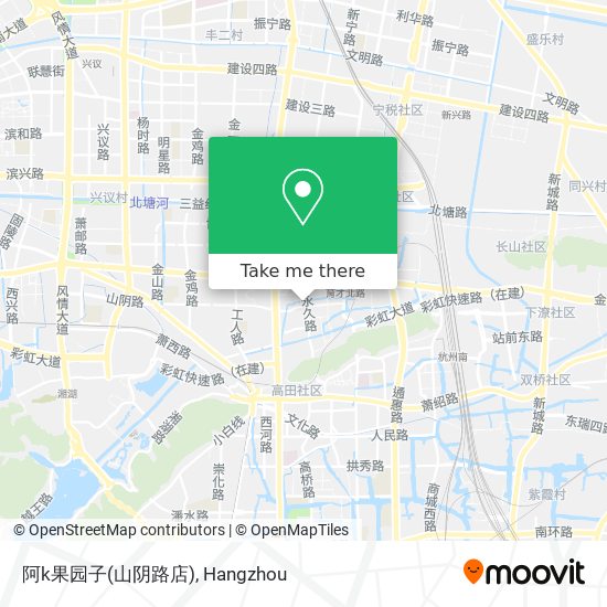 阿k果园子(山阴路店) map