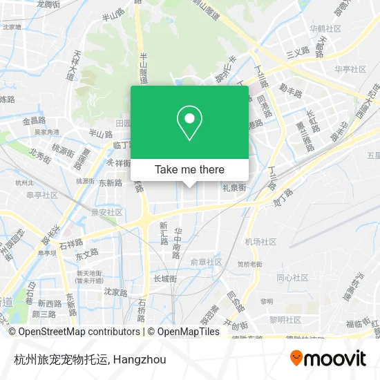 杭州旅宠宠物托运 map