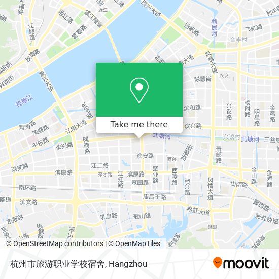杭州市旅游职业学校宿舍 map