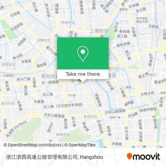 浙江浙西高速公路管理有限公司 map