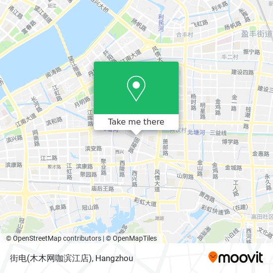 街电(木木网咖滨江店) map