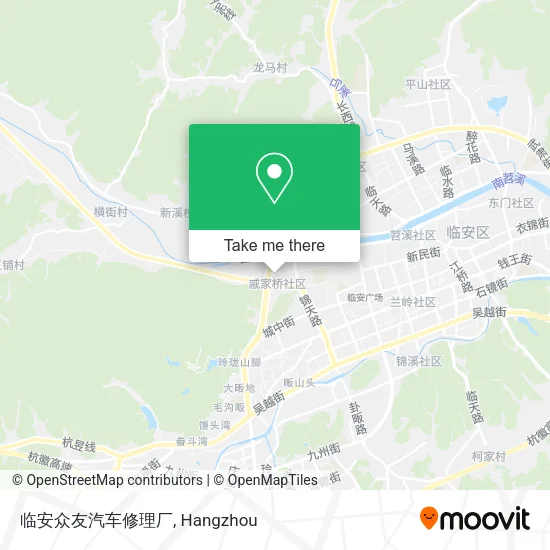 临安众友汽车修理厂 map