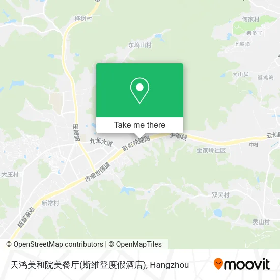 天鸿美和院美餐厅(斯维登度假酒店) map